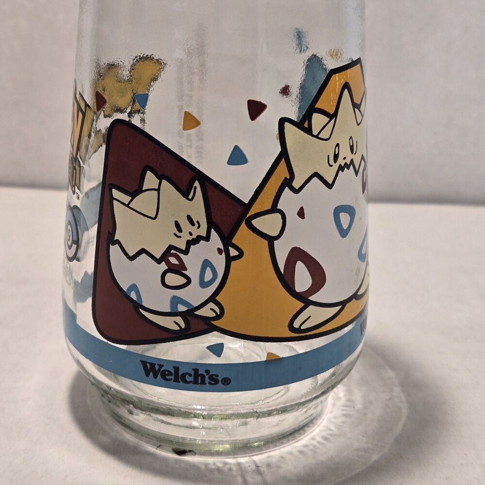 1999 Nintendo Pokemon #9 TOGEPI Welch's Jelly Glass Jar Vintage - Picture 3 of 7